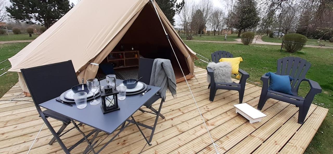 Tente Bell Au Camping Hautoreille Bannes  Dış mekan fotoğraf